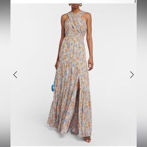 $798 Veronica Beard NWT Florencia Floral Silk Maxi Dress